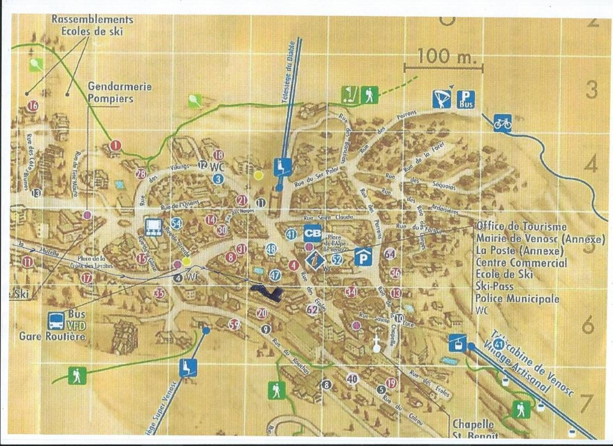 Apartament Au Coeur De La Station Les Deux Alpes Zewnętrze zdjęcie